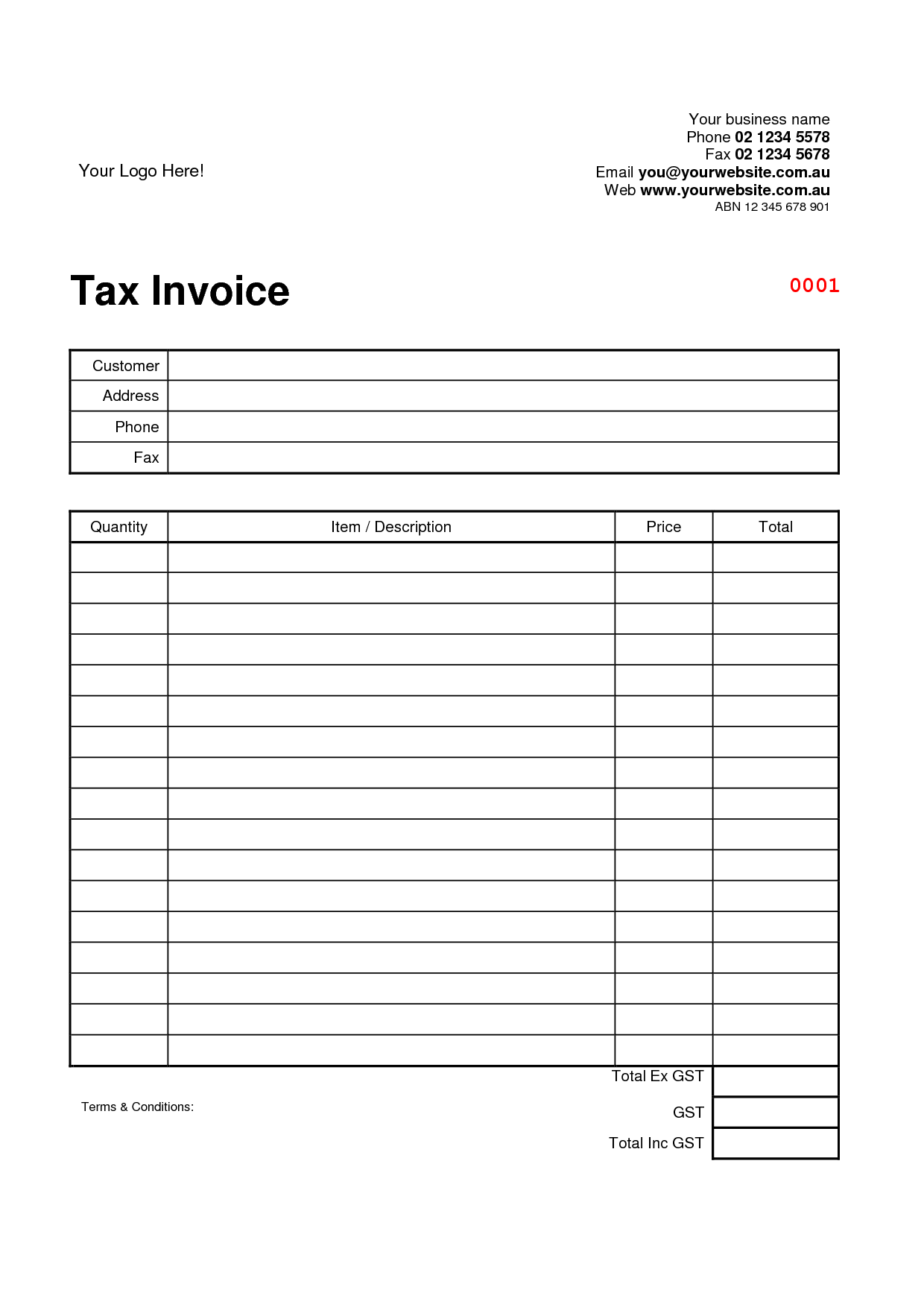 Excel invoice template free download for mac 2017